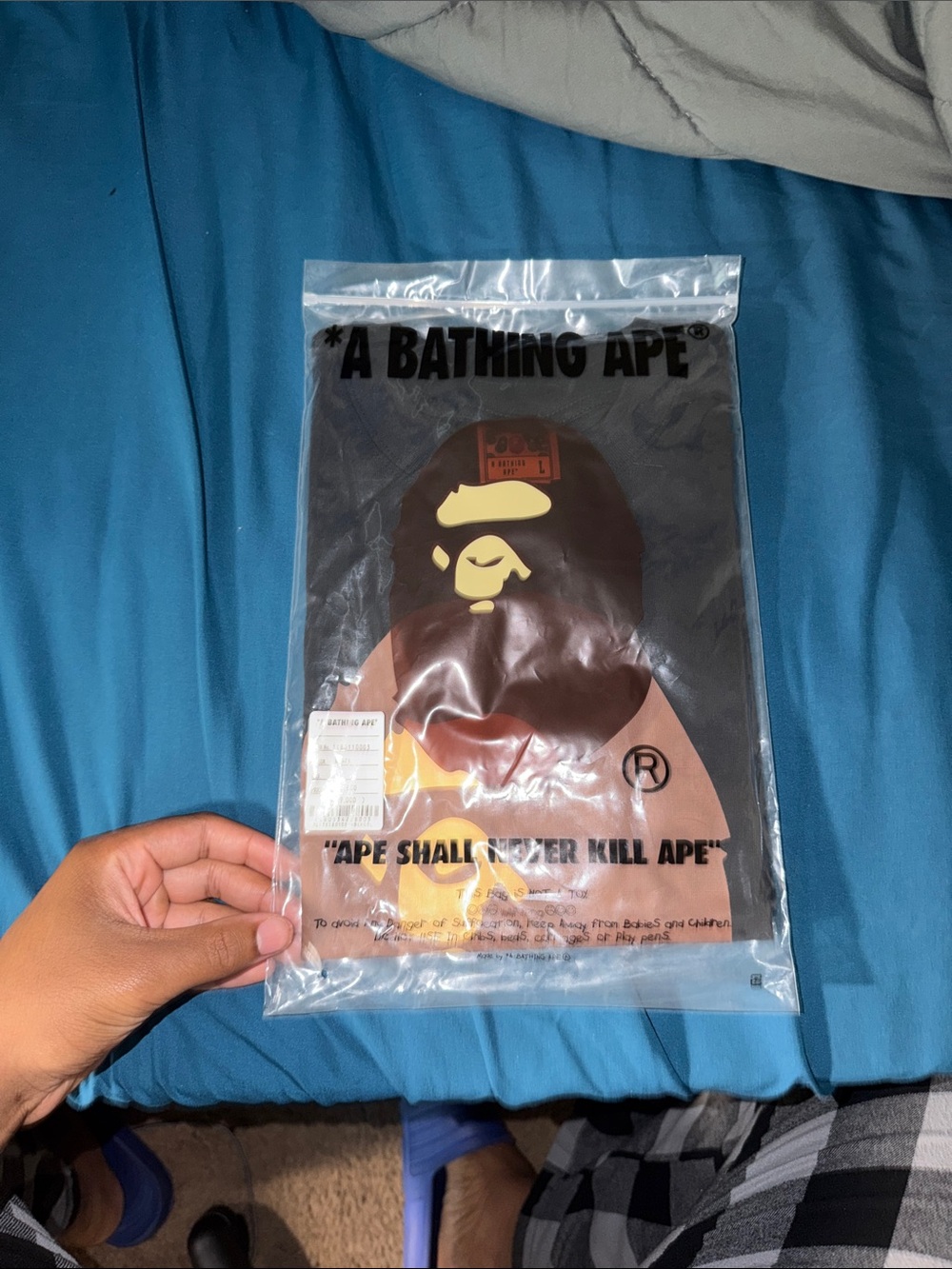 Brown Ape Head Tote Bag -